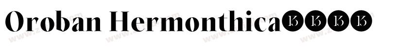 Oroban Hermonthica字体转换